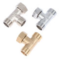 1PC Toilet Diverter Valve Copper G1/2" T-Valve Bidet Sprayer Shower Fitting.