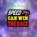 Bike Sticker- Speed Can Win The RACE( Waterproof & Premium quality)/Bike_Sticker_Gallery. 