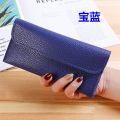 Soft bag women's buckle Long Wallet multi card thi Soft Bag Women's Buckle Long Wallet Multiple Card Slots Thin Clutch Women's Casual Trend Mobile Phone Bag.