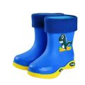 Baby Shoes Children's Shoes Boys and Girls Rain Boots with Cartoon Design Warm and Anti-Slip Perfect for Rainy Days.