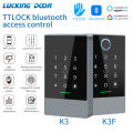 TTLOCK K3/K3F Fingerprint Access Control Door System Opener for Intercom Nfc Bluetooth Electric Gate Keypad 13.56Mhz RFID Card. 