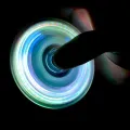 【happy one】LED Spinner,Rainbow Fidget Toy Light Finger Hand Spinner 97BE. 
