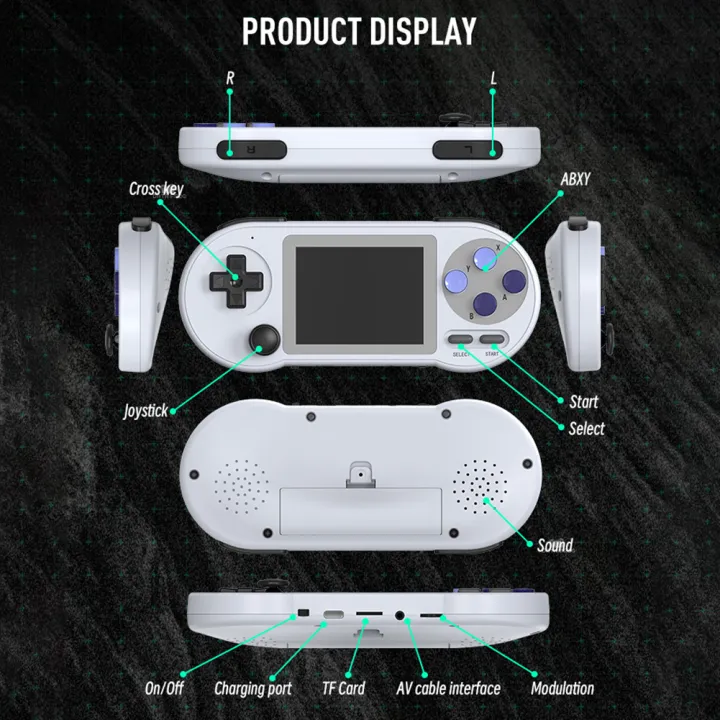 DATA%20FROG%20SF2000%20Portable%20Handheld%20Game%20Console%203%20inch%20Retro%20Game%20Consoles%20With%206000%20Games%20Classic%20Mini%20Video%20Games%20for%20Kids%20-%20Image%206