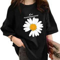 New style  cute  Black Cotton T-shirt for Women. 