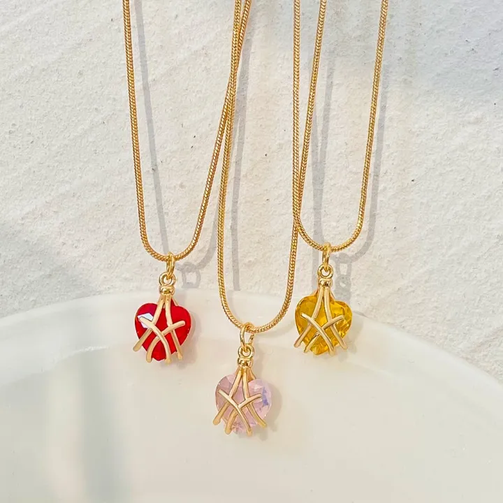 %E3%80%90Happy%20childhood%20memories%E3%80%91(NEW)2024%20Delicate%20Barbie%20Crystal%20Love%20Pendant%20Necklace%20Ins%20Fashion%20Sweet%20Heart%20Clavicle%20Chain%20Couple%20Girlfriends%20Princess%20Accessories%20-%20Image%203