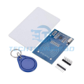 RFID RC522 Module with Card and Key Tag | 13.56MHz MFRC522 RFID Reader Writer | Compatible with Arduino, ESP8266, ESP32, Raspberry Pi & Access Control Projects. 
