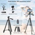 DSLR Flexible Tripod 102cm Professional Video Recording Cell Phone Photography Stand for IPhone Xiaomi Gopro with Selfie Remote. 