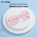 OQ BOGA 20 Styles Anti UV Photochromic Sunglasses Anti Blue Light Radiation Metal Square Frame Computer Glasses. 