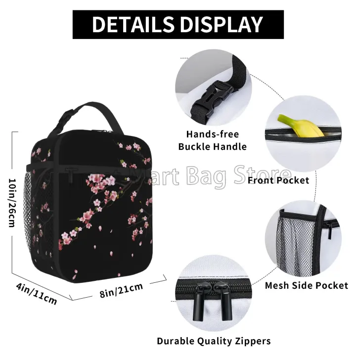 %E3%80%90NEW%E3%80%91%20Japanese%20Sakura%20Cherry%20Blossoms%20Tree%20Insulated%20Lunch%20Bag%20Reusable%20Lunch%20Box%20For%20Work%20Picnic%20Beach%20Leakproof%20Cooler%20Bento%20Tote%20-%20Image%205