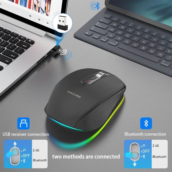 Bluetooth%205.0%20Wireless%20Mouse%20Rechargeable%20Silent%20Multi%20Arc%20Touch%20Mice%20Ultra-thin%20Magic%20Mouse%20For%20Laptop%20Ipad%20Mac%20PC%20Macbook%20-%20Image%205