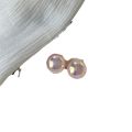Silver needle European and American simple geometric round earrings light luxury high-end earrings commuting versatile temperament earrings wholesale women.