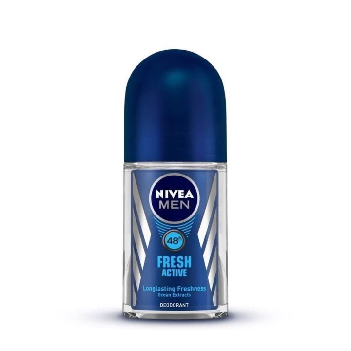 Int NIVEA MEN Anti-perspirant Deodorant roll no for men 50ml (Fresh Active)