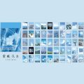 JIANQI 50 pcs INS Scrapbook Stickers aesthetic landscape junk journal Korea Stationery sticker book Scrapbooking Material.