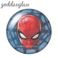 Disney Spider man Marvel Avengers Hero 10pcs 12mm/18mm/20mm/25mm Round photo glass cabochon flat back Necklace Making findings.