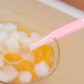 Soft Food-grade Silicone Long Handle Baby Infant Learning Feeding Spoon Flatware 1pcs. 