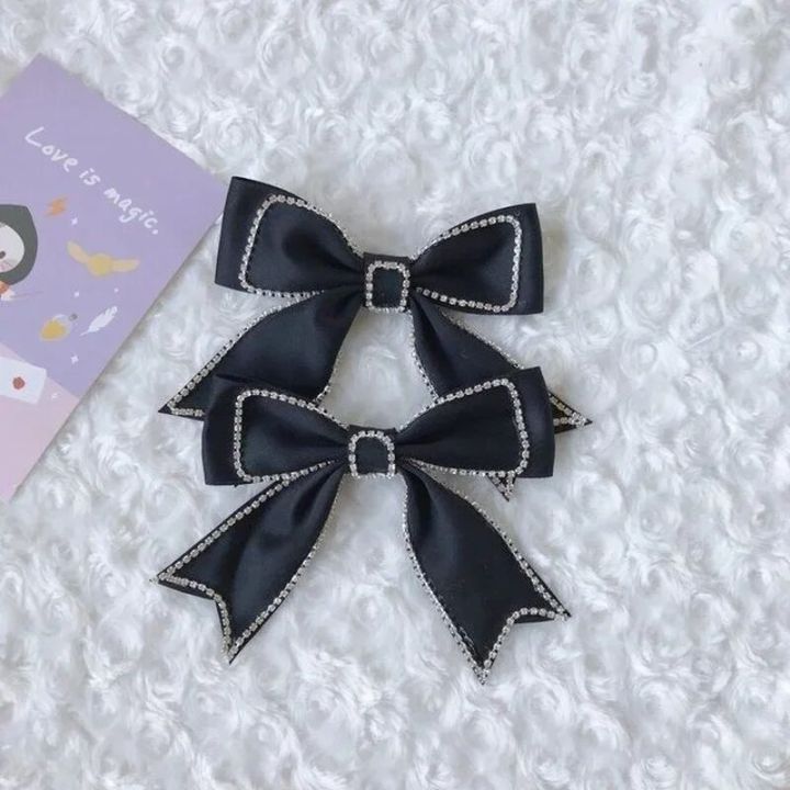 Luxury%20Rhinestones%20Bow%20Shoes%20Charms%20Designer%20Cute%20Fashion%20Clogs%20Shoe%20Accessories%20All-match%20Shoe%20Bow%20Decoration%20Red%20Black%20White%20-%20Image%207