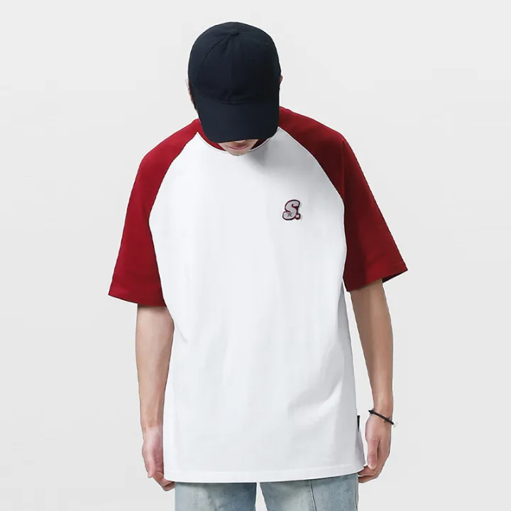 STARaglan%20Men2023Spring%20and%20Summer%20Embroidery%20Velcro%20National%20Fashion%20Pure%20Cotton%20American%20Style%20Loose%20round%20NeckTWomen's%20T-shirt%20-%20Image%202