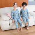 YC Children's Autumn Clothes Set: Cotton Boys, Girls, Autumn Pants, Thermal Underwear, Cotton Baby Underwear, Pajamas, Cotton Wool. 