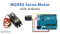 MG995 Servo Motor/Metal Gear High-Torque Servo Motor/ Compatible with Smart Car Robot Boat/ RC Helicopter Airplane (Control Angle 180).