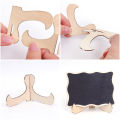 1/10pcs Mini Message Blackboard Wood Chalkboard Wooden Memo Black Board Collapsible Writing Boards.