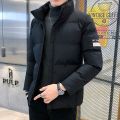Brand Fashion Men Winter Jacket Stand Collar Male Warm Cotton Coats Outerwear Solid Color Black Red Khaki Size M-5XL. 