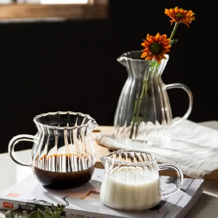 【Trusted】 Tea Pitcher Small Creative Square Chahai Heat-resisting ...