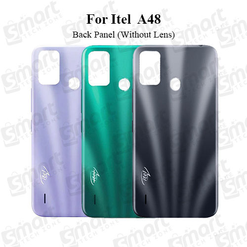itel A48 Back Panel/Backshell/ Casing + Side Buttons With Logo-All Colors Available