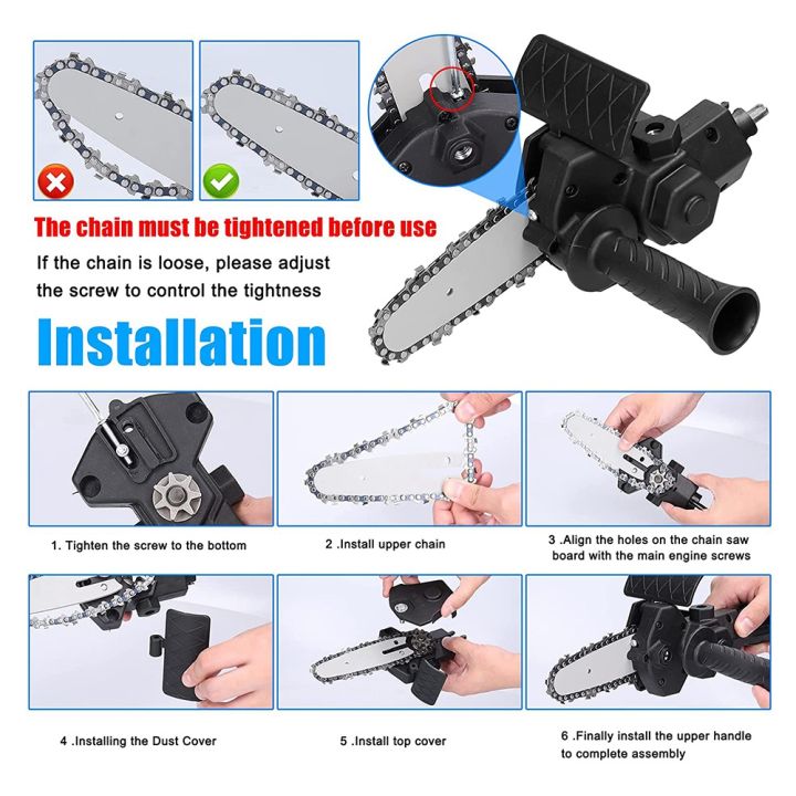 Electric%20Drill%20Converter%20Into%20Electric%20Saw%20with%204%20Inch%20Chain%20Black%20-%20Image%204