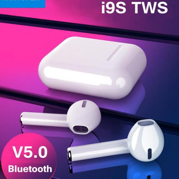 i9S TWS Wireless Bluetooth 5.0 Earphones Binaural Calling Headphone With Charging Box Stereo Headset for all phone