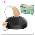 Ultra Rechargable Sound Amplifier BTE System Hearing Aid  30X Sound Amplification with Recharging Station. 