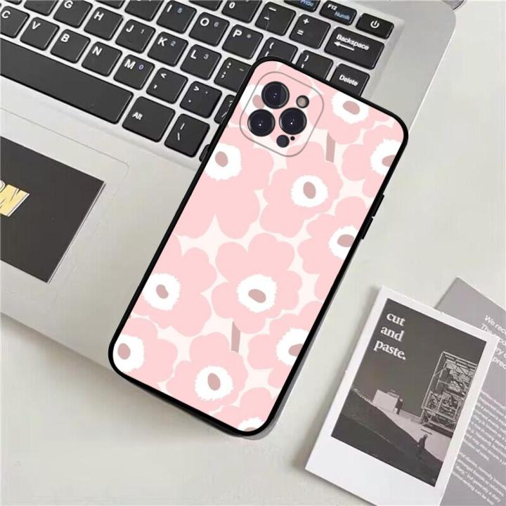 M-Marimekko-U-Unikko%20Flowers%20Phone%20Case%20For%20iPhone%2015%2014%2013%2012%20Mini%2011%20Pro%20XS%20Max%20X%20XR%20SE%206%207%208%20Plus%20Soft%20Cover%20-%20Image%204