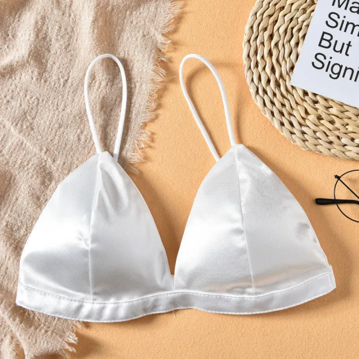 Women's%20Underwear%20Satin%20Breast%20Pad%20Light%20Resistant%20Solid%20Color%20Four%20Seasons%20Wrap%20The%20Chest%20Lingerie%20Fashion%20Underwear%20Bras%20-%20Image%207