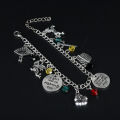 【Daily Necessities For Anyone Store】dongsheng A Girl Worth Fighting for Charms Pendants Bracelets Wristlet Chian Links Women Accessories-25. 