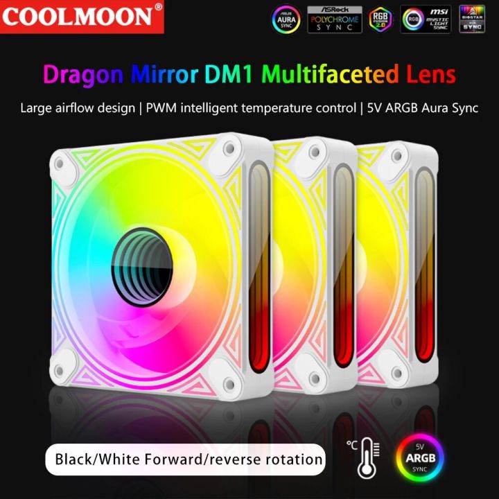 6-1PCS%20COOLMOON%20Computer%20Case%20120mm%20Fan%20PWM%204PIN%205V%203PIN%20ARGB%20Cooling%20Fan%20Radiator%20Cooler%2012cm%20Ventilador%20Adjust%20Speed%20Aura%20Sync%20-%20Image%204