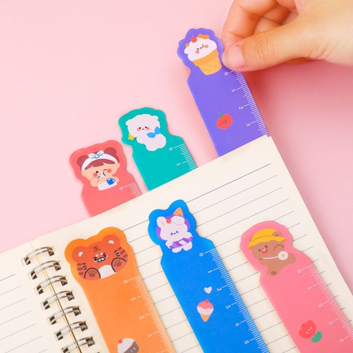6pcs%20Cartoon%20Cute%20Pet%20Ruler%20Bookmark%20Student%20Creative%20Painting%20Scale%20Learning%20Stationery%20Bendable%20Ruler%20Kwaii%20Acessorios%20-%20Image%205