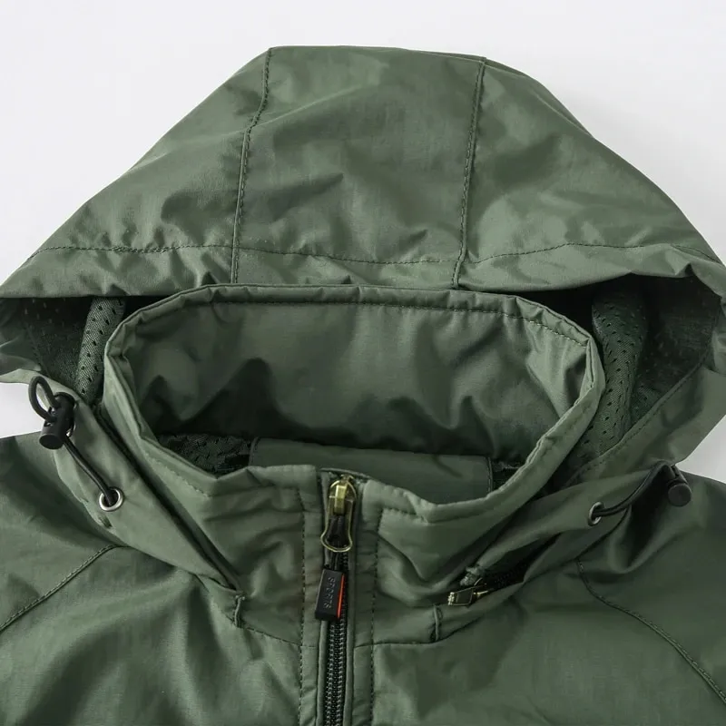 Camping Hiking Jacket Men Spring Autumn Outdoor Sports Breathable