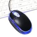 USB 3D Optical Mouse - Black - Wireless Mouse High Quality USB Mouse 2.0 3D LED Optical Wheel Wired Mouse for PC/Laptop/Notebook.
