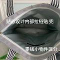 Elephant Printed Tote Bags Embroidered Shoulder Bags Lady Large Capacity Handbags. 