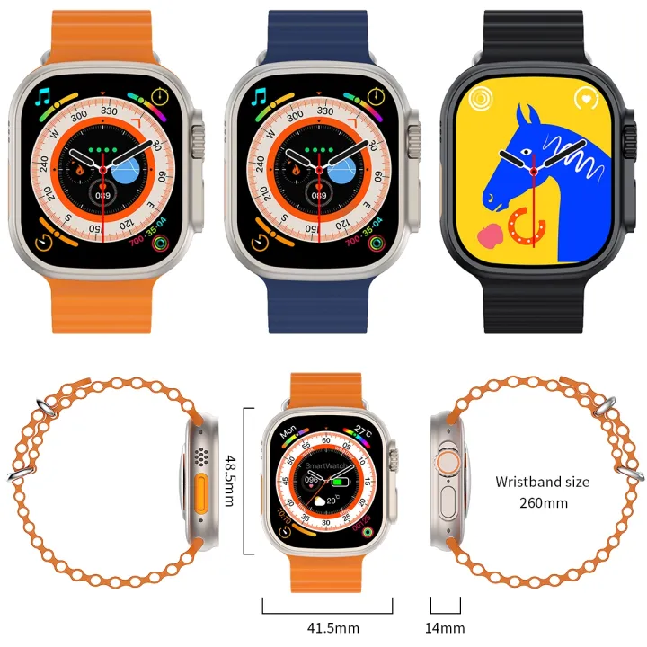 Q8%20Ultra%201.96%20inch%20TFT%20Screen%20Watch,%20Support%20Heart%20Rate%20/%20Blood%20Pressure%20Monitoring%20-%20Image%204