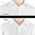 200pcs Plastic Collar Stays Shirts Inserts For Mens Business Dress 5cm Clear. 
