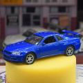 WELLY 1:36 Nissan Skyline GT-R R34 Die-Cast Vehicles Model Car Toys For Gift Collection.