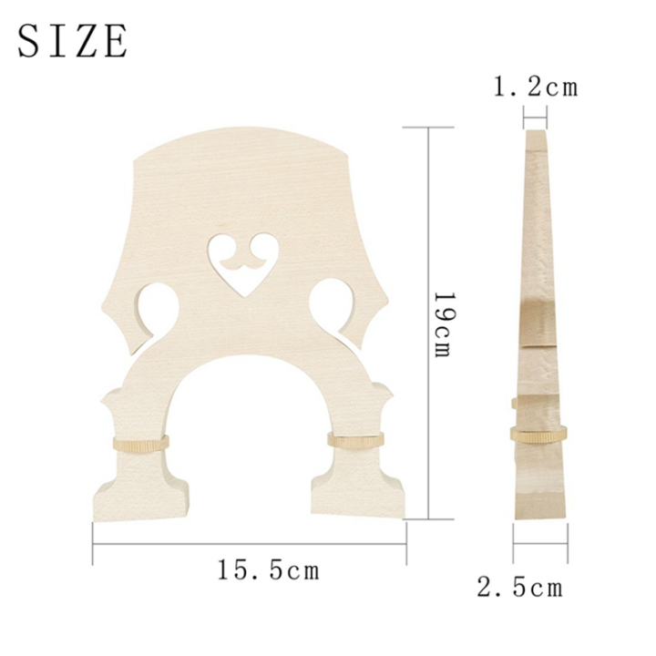 Maple%20Double%20Cello%20Scale%20Log%20Color%20Bridge%203/4%20Double%20Bass%20Scale%20Adjustable%20Double%20Bass%20Maqiao%20-%20Image%202