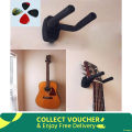 Guitar wall hanger stand(with 4 pieces guitar pick). 