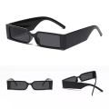 Rectangular Black MC Stan sunglasses.