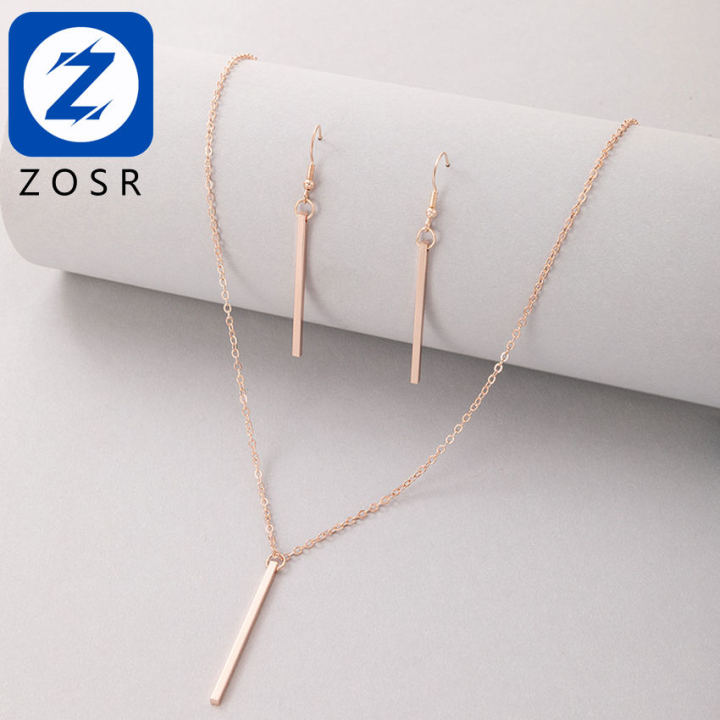 Bohemian%20Geometric%20Pendant%20Necklace%20Earrings%20Set%20for%20Women%20Simple%20Rose%20%20%20Clavicle%20Chain%20Lady%20Jewelry%20Gift%2019752%20-%20Image%202