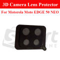 3D Back Camera Lens Glass Protector for Motorola EDGE 40 EDGE 40 Neo EDGE 50 EDGE 50 Fusion Edge 60 Fusion | Full Camera Coverage I 3D Lens Shield I Oil Resistant. 