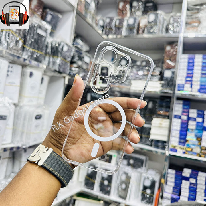 Tecno%20Camon%2050%204G%20Berlia%20Transparent%20Magnatic%20Magsafe%20Anti%20Yellow%20Clear%20Protective%20Phone%20Case%20Back%20Cover%20-%20Image%202