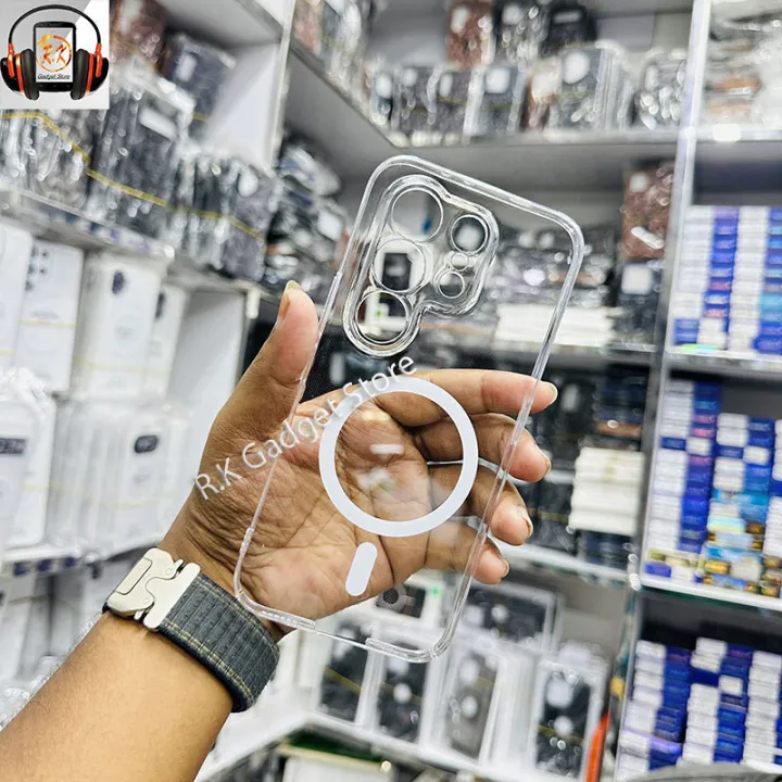 Tecno%20Camon%2050%204G%20Berlia%20Transparent%20Magnatic%20Magsafe%20Anti%20Yellow%20Clear%20Protective%20Phone%20Case%20Back%20Cover%20-%20Image%202