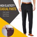 High Stretch Men's Classic Pants Spring Summer Casual Pants High Waist Trousers Business Casual Pants Dropshipping. 
