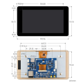 ESP32-S3 7 Inch Touch Display Development Board 800x480 WiFi Bluetooth 5 for GUI LVGL HMI ESP32.